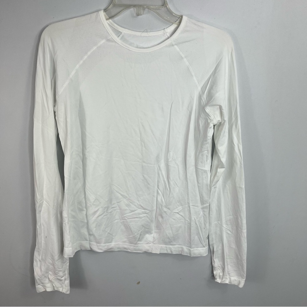 Athleta Girl Size 16 Power Up Seamless Top White U6